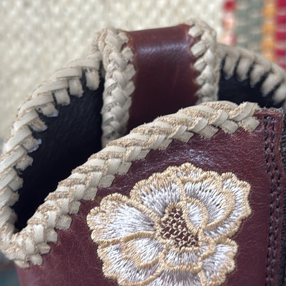 Liberty Black Stitched Embroidered Boots. New with tags. - Picture 7 of 9